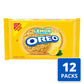 OREO Lemon Creme Sandwich Cookies, Family Size, 12 - 20 oz Packs