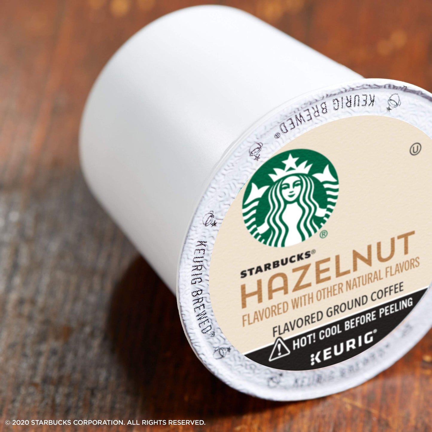 Starbucks K-Cup Coffee Pods - Hazelnut - 10 Count (Pack of 1) - Compatible with Keurig malt-inspired