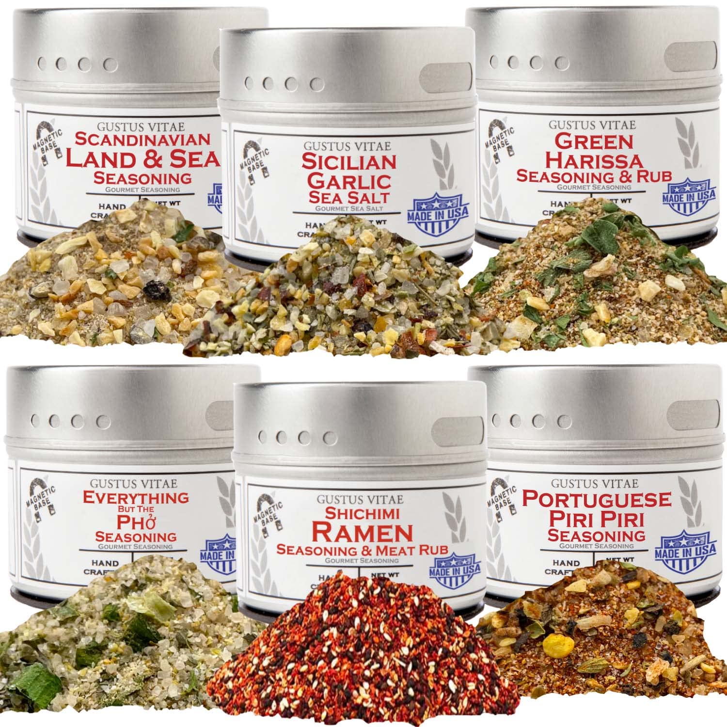 Global Foodie Favorites | Gourmet Seasoning and Rub Collection | Non GMO | All Natural | Small Batch | Artisan Spice Blends | Go