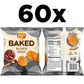 Frito Lay Baked Lay’s Potato Chips, Barbecue, 0.875 oz Bags, 60 Pack, Gluten Free, 50% Less Fat