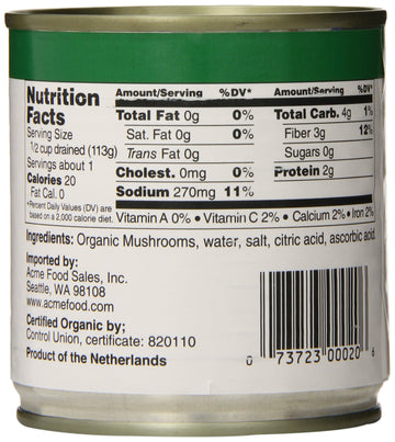Instecho Festival Organic Sliced Mushrooms, 4 Ounce (Pack Of 12), Pink