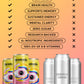 Neutonic Nootropic Energy Drink, Strawberry Lemonade, 120mg Caffeine, Zero Sugar, 12 Cans, 11.16 Fl Oz Each