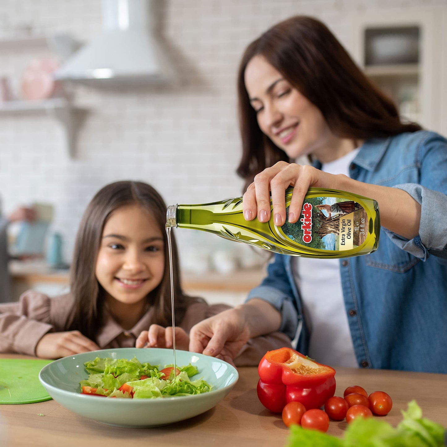 Orkide Extra Virgin Olive Oil Robust Mediterranean Blend, Ffa 0.3, Polyphenol+400 (34 Fl Oz)