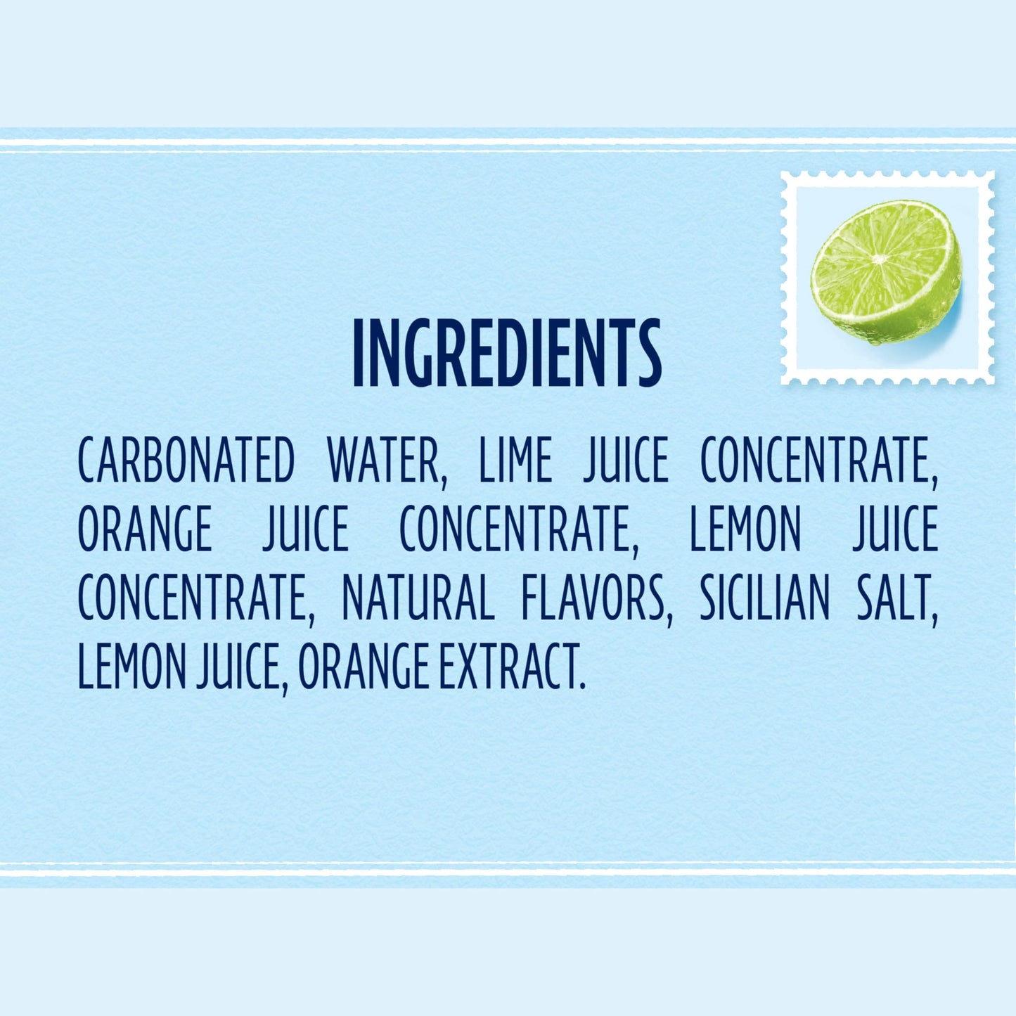 Sanpellegrino CIAO Lime Sparkling Water, Low-Calorie Italian Sparkling Water with Real Fruit Juices, 0g Added Sugar, 6-Pack