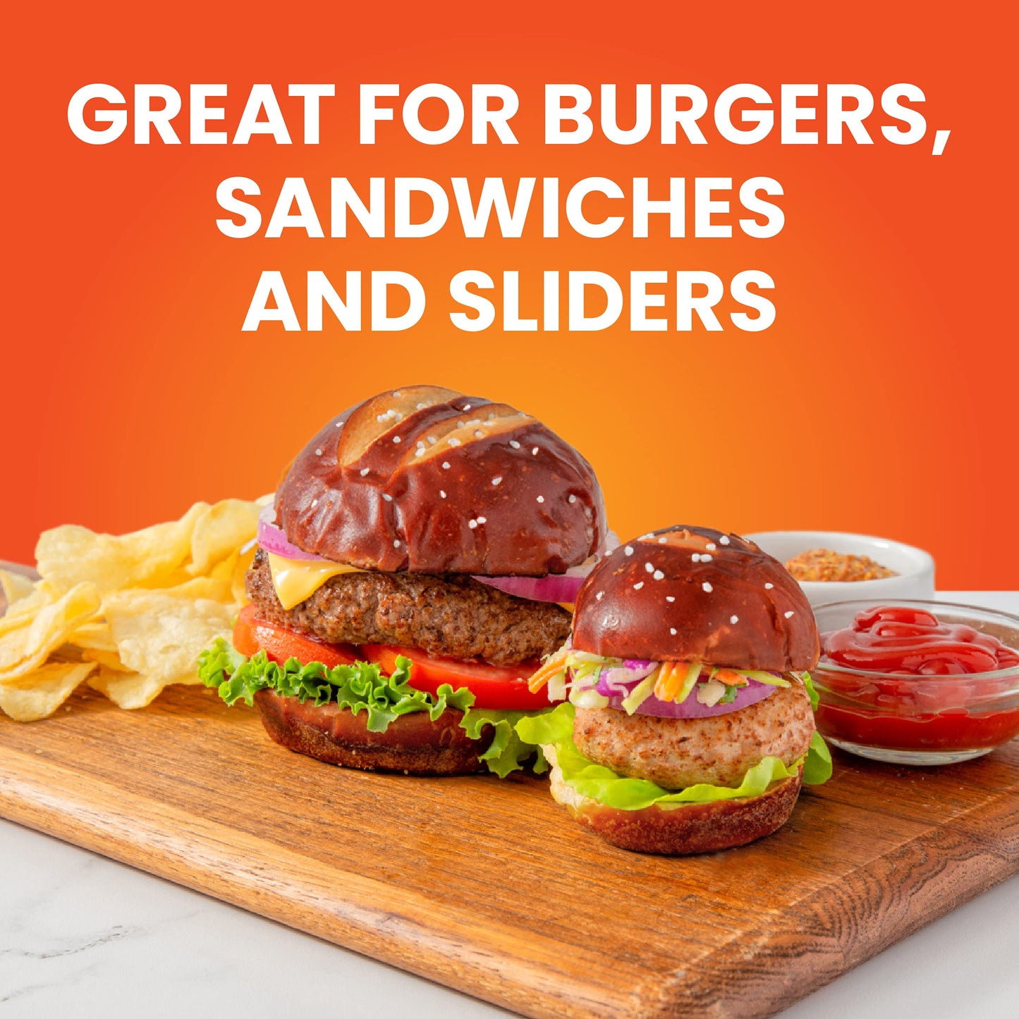 Kings Hawaiian Pretzel Hamburger Buns, 4 ct, 10.5 oz