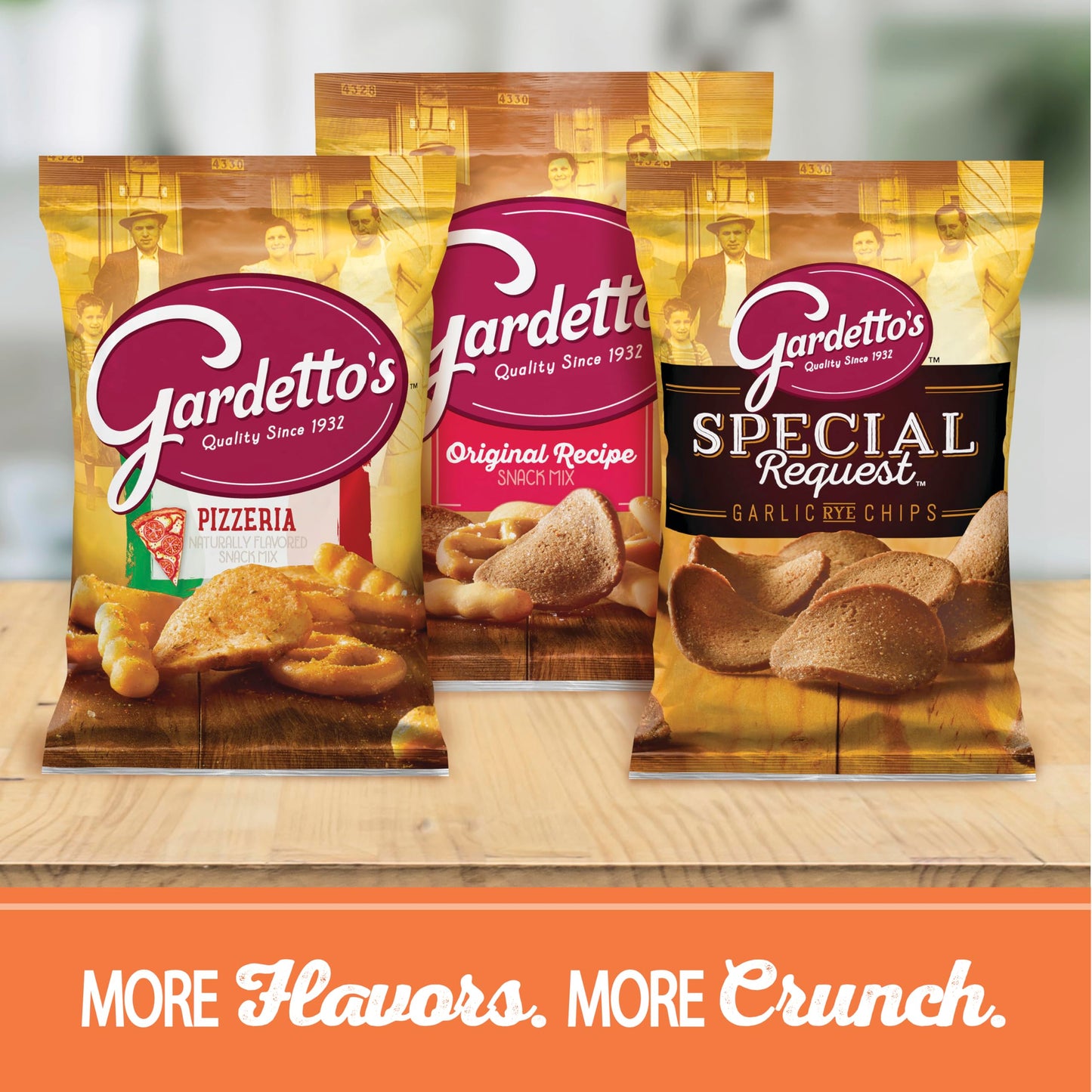 Gardetto s Snack Party Mix, Original Recipe, Multipack Pub Mix Bags, 1.75 oz (Pack of 42)