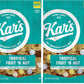 Kars Nuts Tropical Fruit N Nut Trail Mix, 28 oz Resealable Pouch (Pack of 2), Gluten-Free Snack Mix