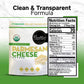 Healthier Comforts Organic Parmesan Cheese Powder, Kosher, Non-Gmo, Chemical Free, Gluten Free, Keto Friendly, From Cows Raised