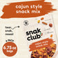 Snak Club Cajun Style Snack Mix With Hot And Spicy Peanuts, Butter Toffee Peanuts, Toasted Corn, Cajun And Honey Sesame Sticks,