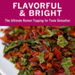 Spices Village Dehydrated Red And Green Bell Peppers Mix, Dried Bell Pepper Flakes, 16 Oz (1 Lb), Dried Ramen Toppings, Bulk Dri
