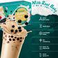Fusion Select 5 Packs Authentic Tea Flavors Sakura, Lavender, Rose, Thai Tea, Original Milk Tea Boba Tea Kit Extra Rich Flavor B