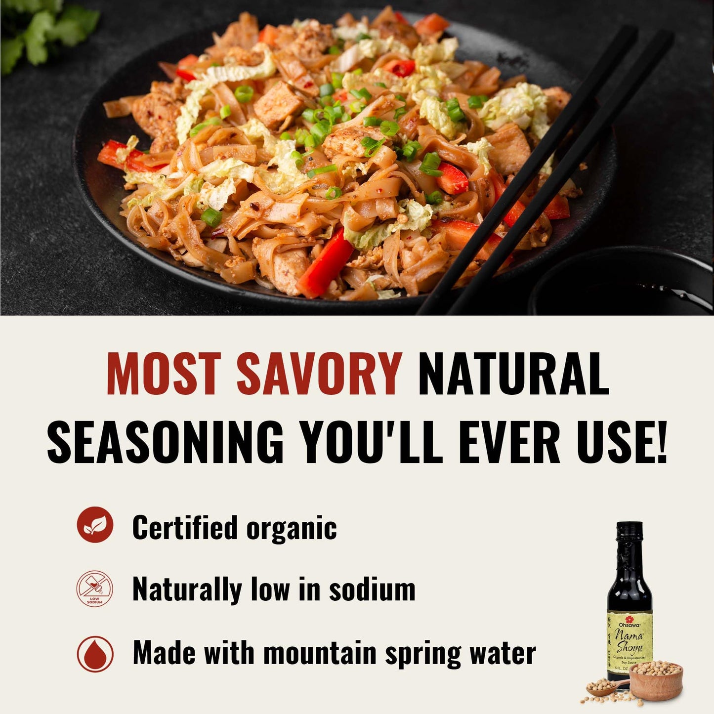 ???????? OHSAWA Organic Nama Shoyu Sauce, 5 Fl Oz, Pack of 1, Gluten-Free, Non-GMO