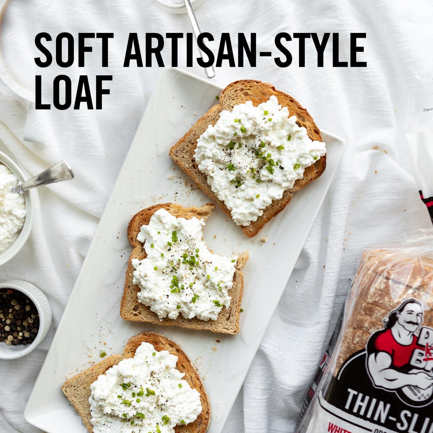 Daves Killer Bread White Bread Done Right Thin-Sliced, Organic White Bread, 20.5 oz Loaf