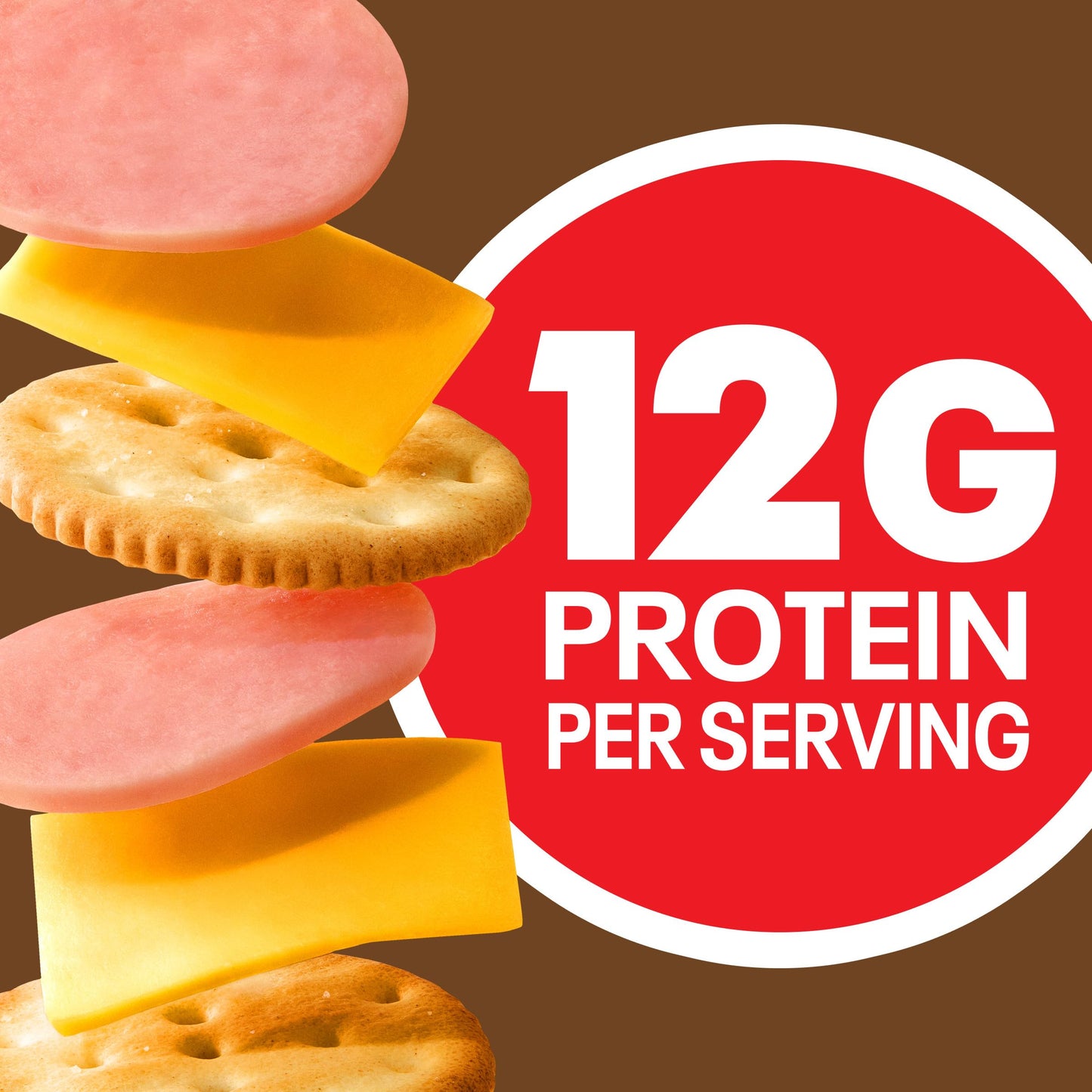 Lunchables Ham & Cheddar Protein Pack, 3.2 oz Pack