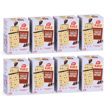 Katz Gluten Free Toaster Pastries. Chocolate Chip.Gluten Free, Dairy Free, Nut Free, Peanut Free, Soy Free. Kosher Snacks 8 OZ (
