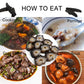 DABC OAK LAND Wild Caught Sun Dried Atlantic Black Sea Cucumber, 30-40pcs, Large 8oz Box, All Natural Nutritious海参