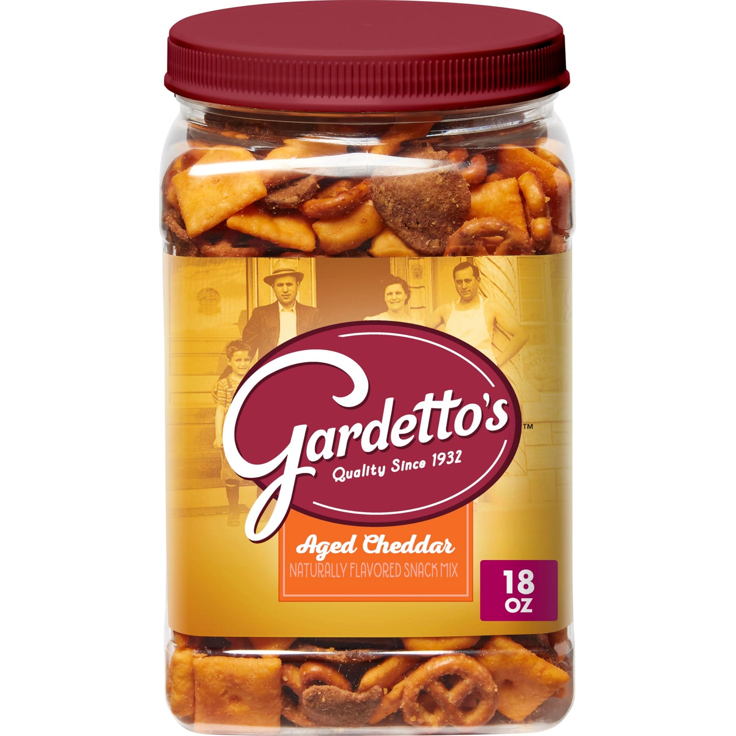 Gardettos Aged Cheddar Snack Mix Tub