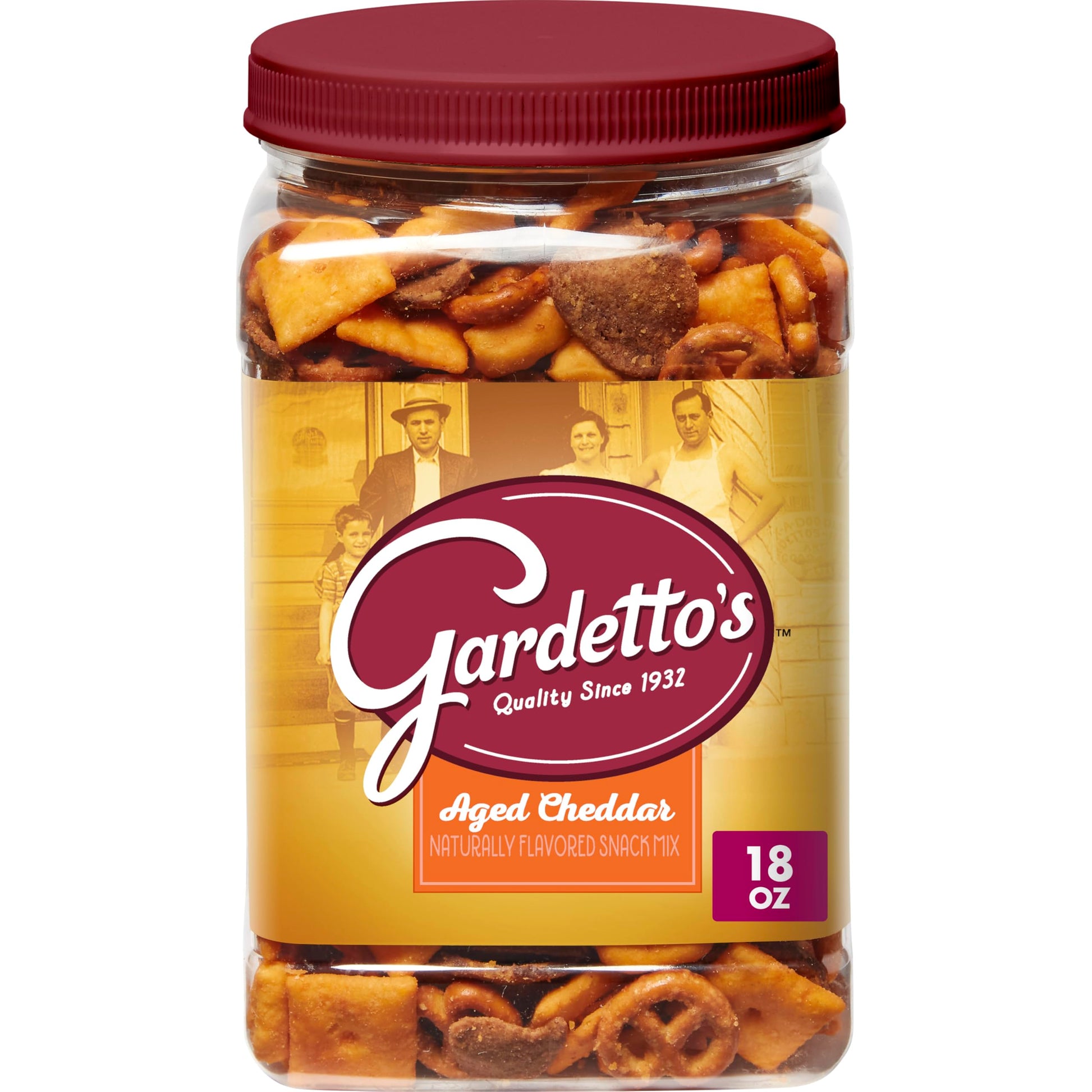 Gardettos Aged Cheddar Snack Mix Tub