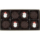 Philadelphia Candies Dark Chocolate Covered OREO® Cookies, Christmas Santa, 8 Ounce