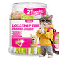 Wellix Freeze Dried Dog&Cat Treats - High Protein Chicken Recipe Lollipop Cat Treats - Three Flavors (Cat Grass, Dragon Fruit, G
