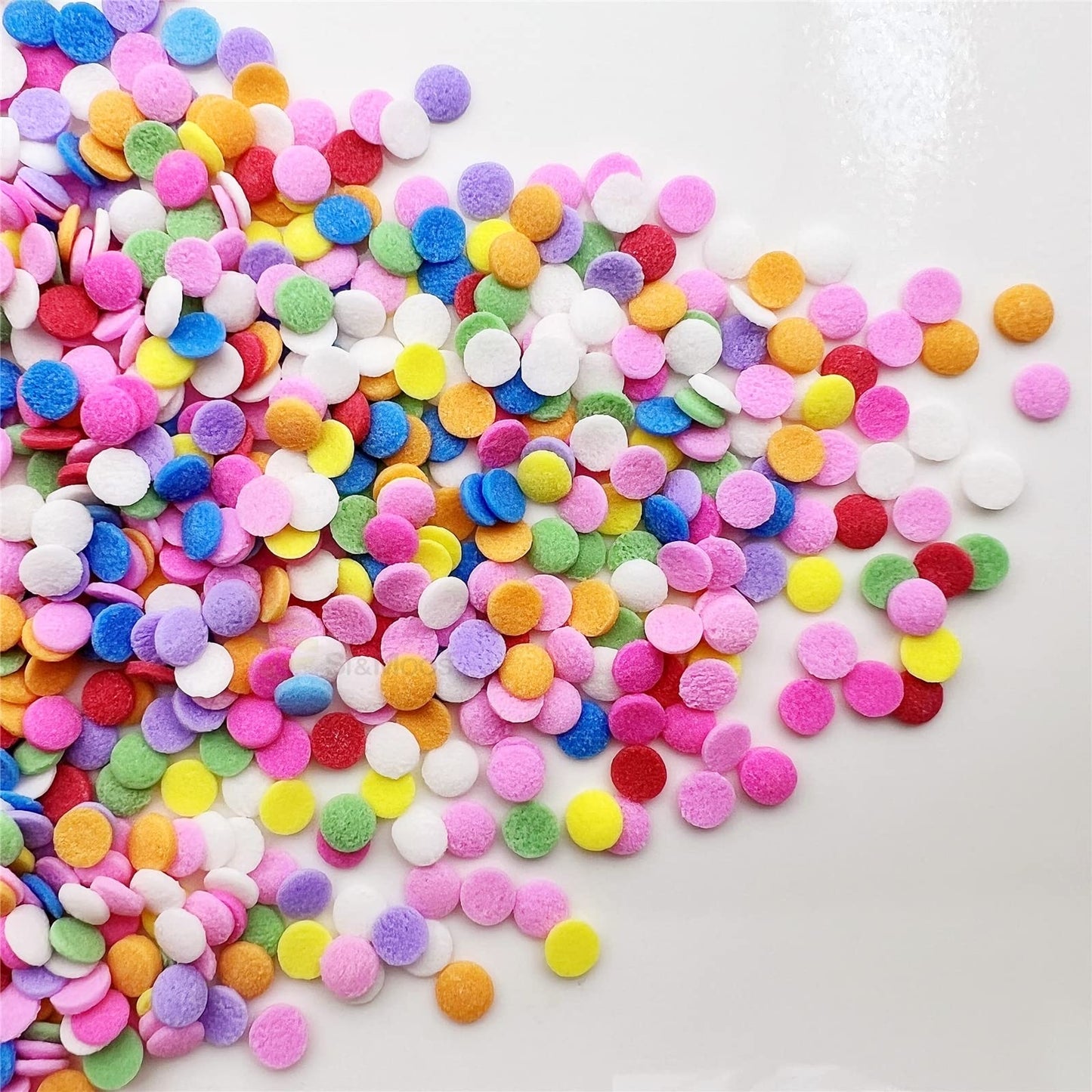 Se Si&Moos Rainbow Funfetti Sprinkles Pastel Confetti Sprinkles Edible Confetti Sequins Neon Sprinkles Quin Sprinkles Carnival S