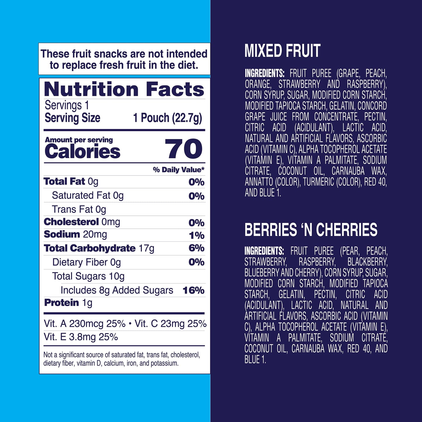 Welch'S Fruit Snacks, Mixed Fruit & Berries 'N Cherries Variety Pack, Perfect Halloween Candy Bulk Pack, Gluten Free, 0.8 Oz Ind