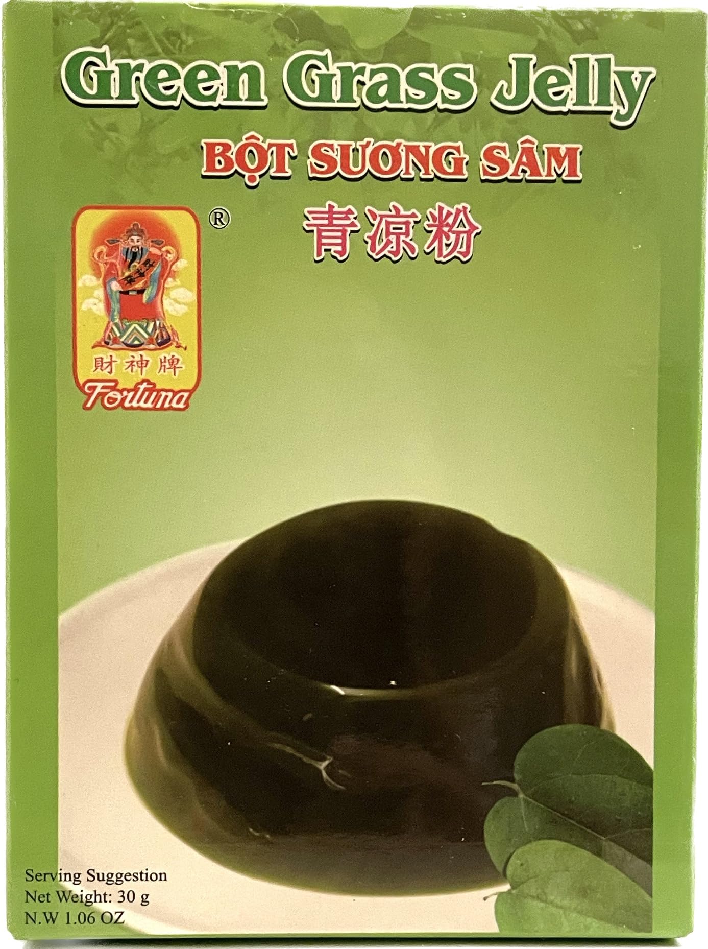 Fortuna Green Grass Jelly Bot Suong Sam 1.06oz - total of 1 unit