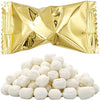 The Dreidel Company 110 Pieces of Metallic Gold Buttermints, Mint Candies, After Dinner Mints, Butter Mint Candy, Fat-Free, Indi