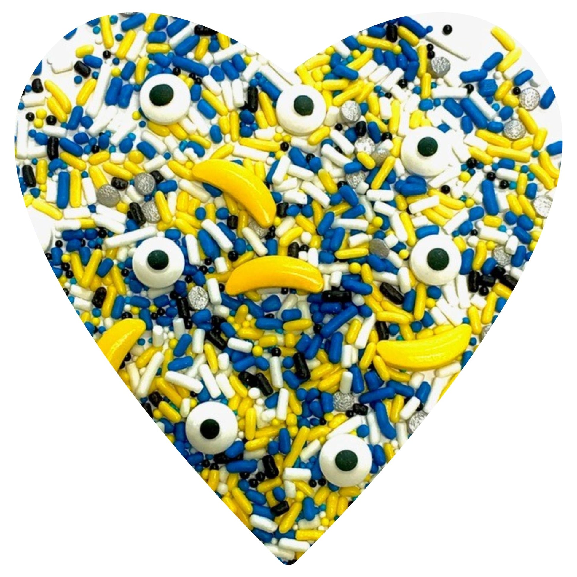 Cool Mom Sprinkles Blue & Yellow Birthday Sprinkles 4 oz - Gluten-Free Cake, Cupcake, Cookie Decorations