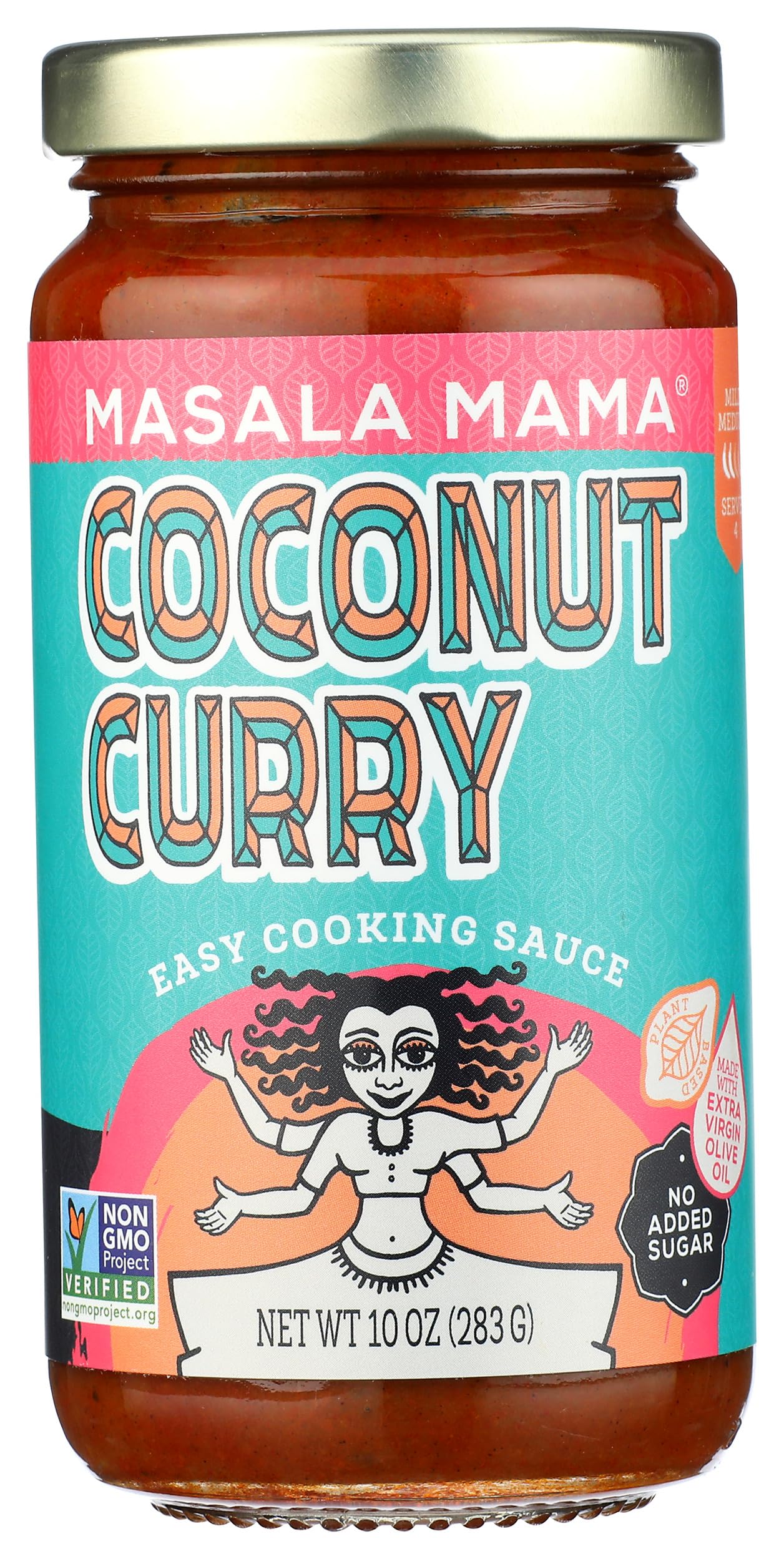MASALA MAMA Coconut Curry Simmer Sauce, 10 OZ
