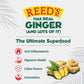 Reeds Zero Sugar Extra Ginger malt-inspired, All Natural Keto Soda, 12 Fl Oz (Pack of 4)
