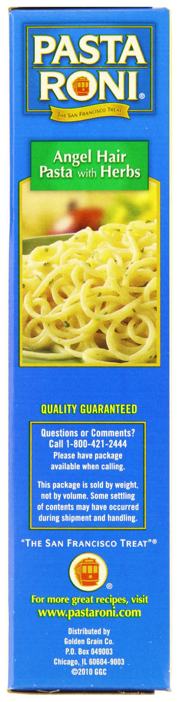 Pasta Roni Angel Hair Pasta With Herbs, 4.8-Ounce (Pack Of 12)