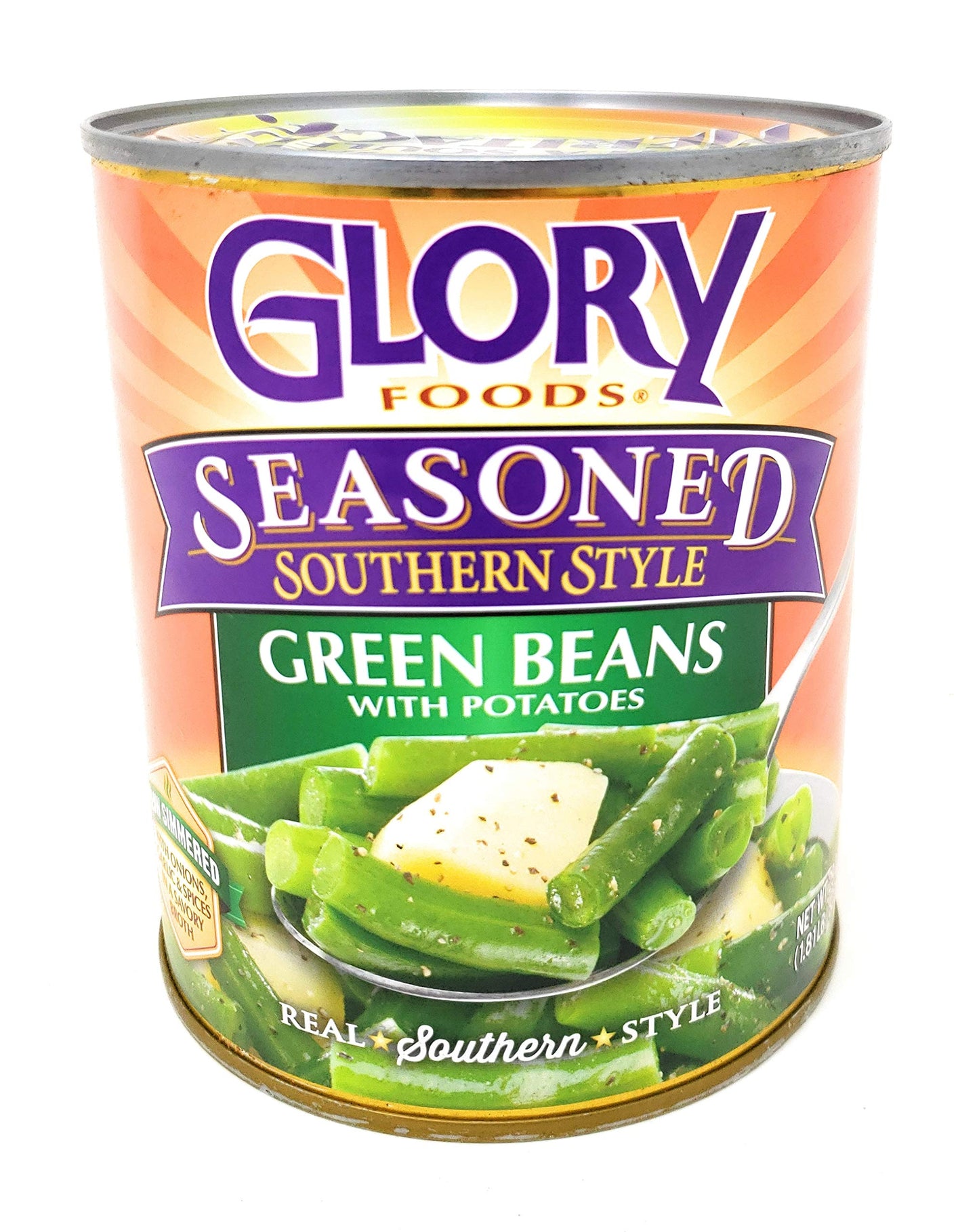 Glory Foods Seasoned Southern Style Green Bean W/Potatoes (6 Pack, Total Of 174Oz)