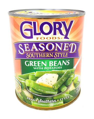Glory Foods Seasoned Southern Style Green Bean W/Potatoes (6 Pack, Total Of 174Oz)