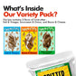 Jerky-n-Spice HotLix Crick-ettes Edible Bugs 3-Pack | Dried Crickets | Great for Exotic Snacks & Parties | 3 Flavors