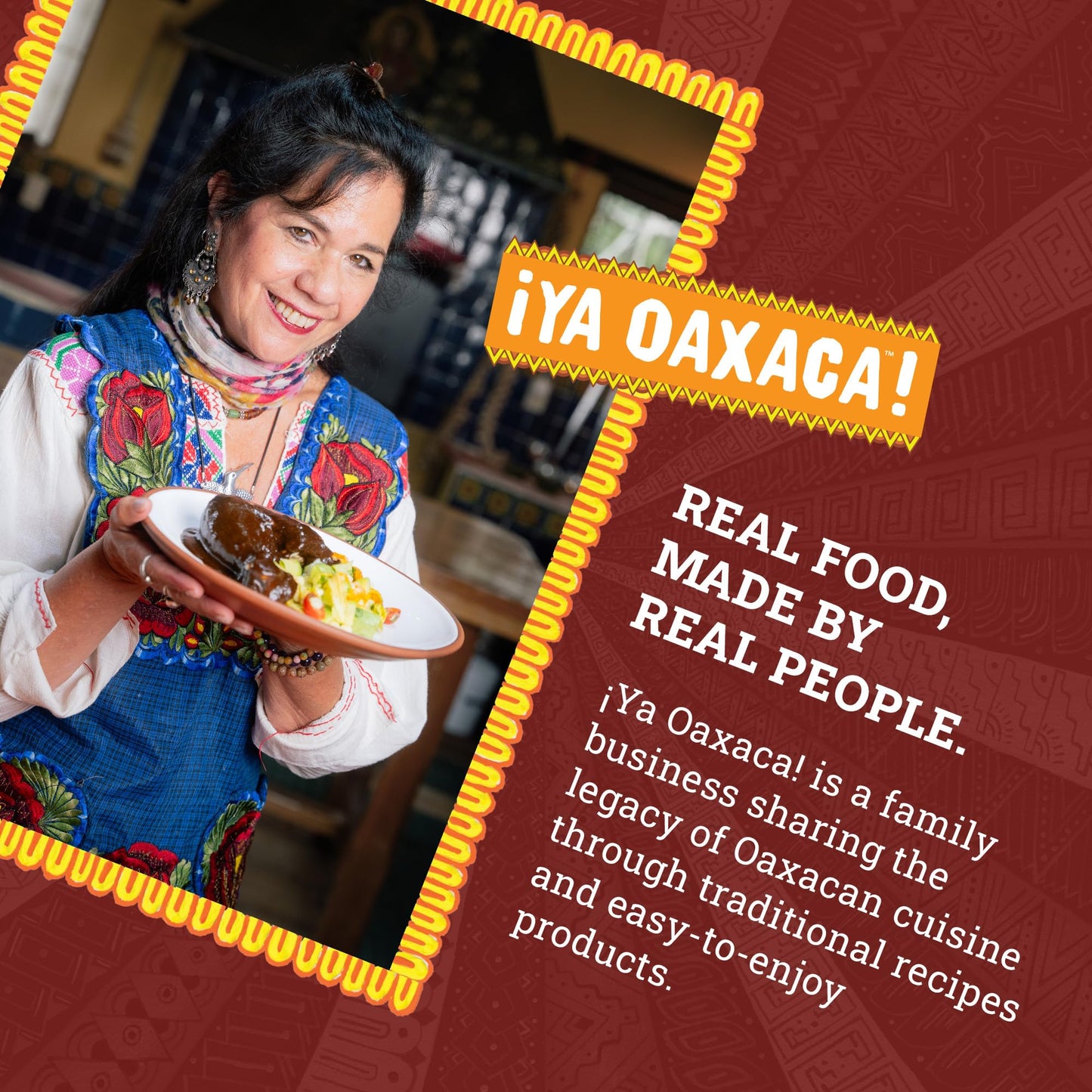 Ya Oaxaca Mole Sauce Rojo - Bold Spice Blend - Vegan & Gluten Free - 12oz