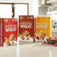 Post Wheat n Bran Shredded Wheat Cereal, 18 oz - Excellent Source of Fiber, Kosher Breakfast Option, 1 Count