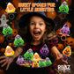 Halloween Candy Ring Pops - 18 Individually Wrapped Suckers Bulk Variety Pack - Trick or Treat Candy - Halloween Party Favors
