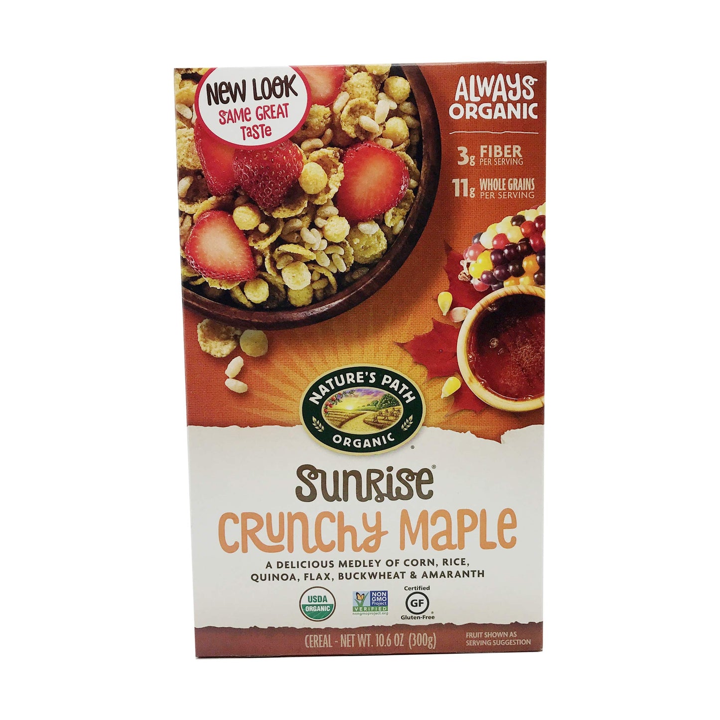 NATURES PATH Organic Gluten Free Crunchy Maple Sunrise Cereal, 10.6 OZ