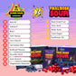 Final Boss Extremely Super Sour Candy, Natural Chewy Strawberry Gummies Made With Dried Fruit, Free Of Artificial Colors, Low Ca