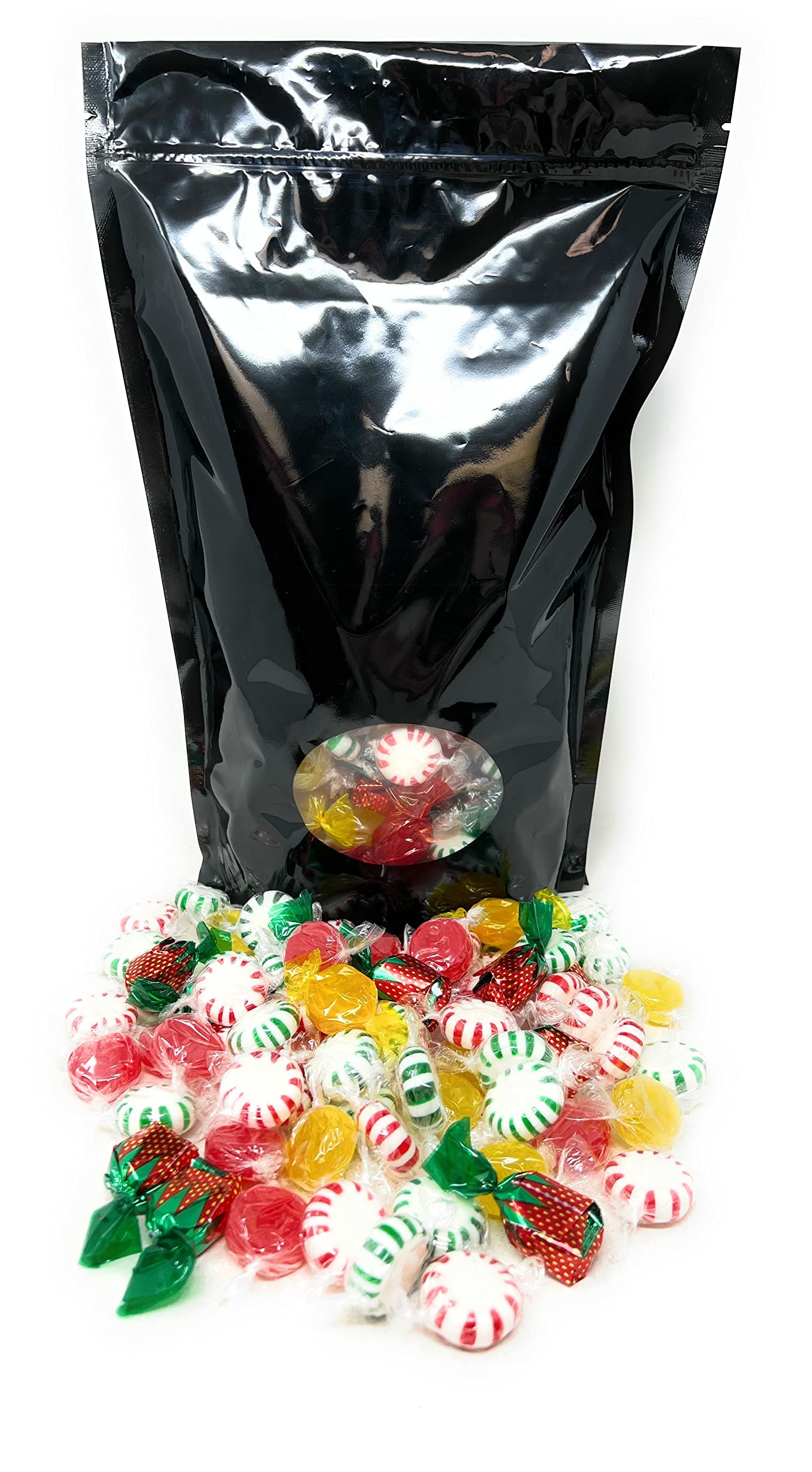 American Favorites Candy Party Mix Individually Wrapped Hard Candies Bulk Assortment 7 Flavors Variety Pack Resealable Bag 1 Lb 70+Pcs (16 Oz)