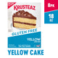 Krusteaz Gluten Free Yellow Cake Mix, No Artificial Flavors, Colors, Or Preservatives, 18 Oz Boxes (Pack Of 8)