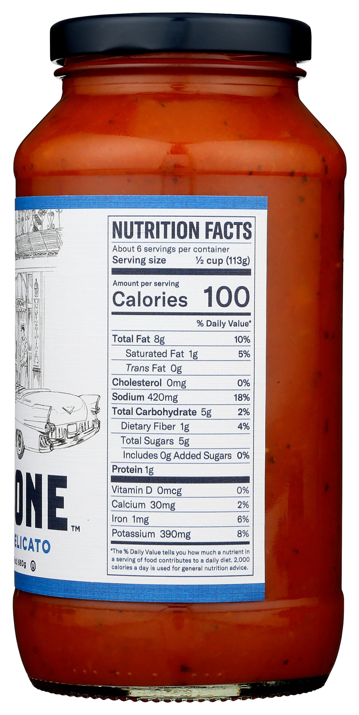 Carbone Delicato Marinara Pasta Sauce, 24 Oz