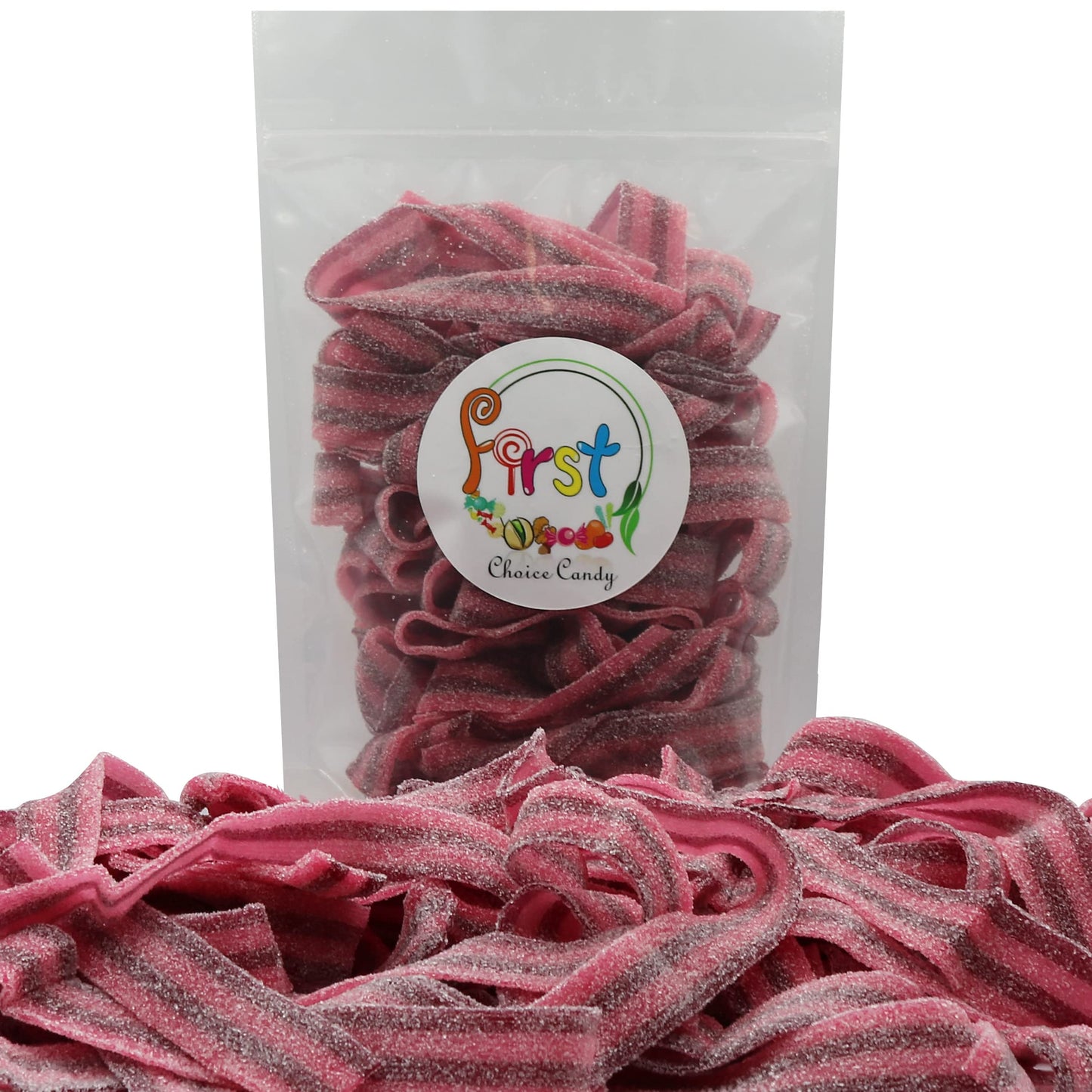 All Color Sour Gummy Belts (Raspberry Cherry, 2 Lb)