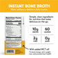 Bone Brewhouse - Chicken Bone Broth Protein Powder - Lemon Ginger Flavor - Keto & Paleo Friendly - Instant Soup Broth - 10g Prot