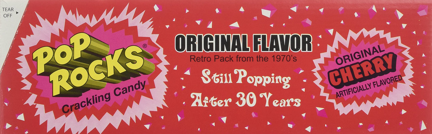 Pop Rocks Popping Candy, Cherry, 24 Count
