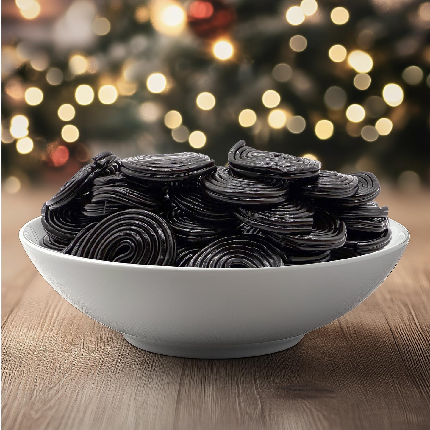 Italian Black Licorice Wheels | 1-Pound Bag | Broadway Wheels Retro Treats