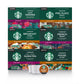 Starbucks K-Cup Coffee Pods Variety Pack, Medium & Dark Roast, 60 Pods Total, Compatible with Keurig Brewers, Black Variety
