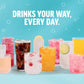 Ninja Thirsti Flavored Water Drops, Seltzer Cranberry Lime, Crisp And Refreshing Sparkling Water, Zero Calories, Zero Sugar, Zer