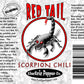 7 Dried Whole Scorpion Chili Peppers Trinidad Moruga Hot Pepper Red Tail +2 Free